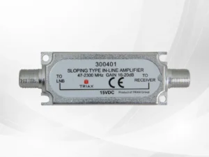 In-Line Terr/Sat Amplifier 47–2300 MHz, 16–20 dB Gain