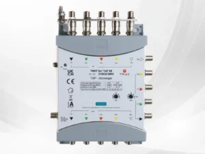 TMST 5×1 TAP EB – 5 Input, 1 Way Tap (12–30 dB Attenuation), Earth Bond Bars