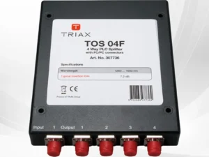 TRIAX TOS 04F 4-Way PLC Splitter FC/PC